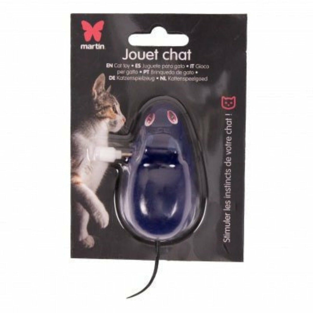 Souris mécanique pour chats vendu à l'unité - coloris suivant disponibilité