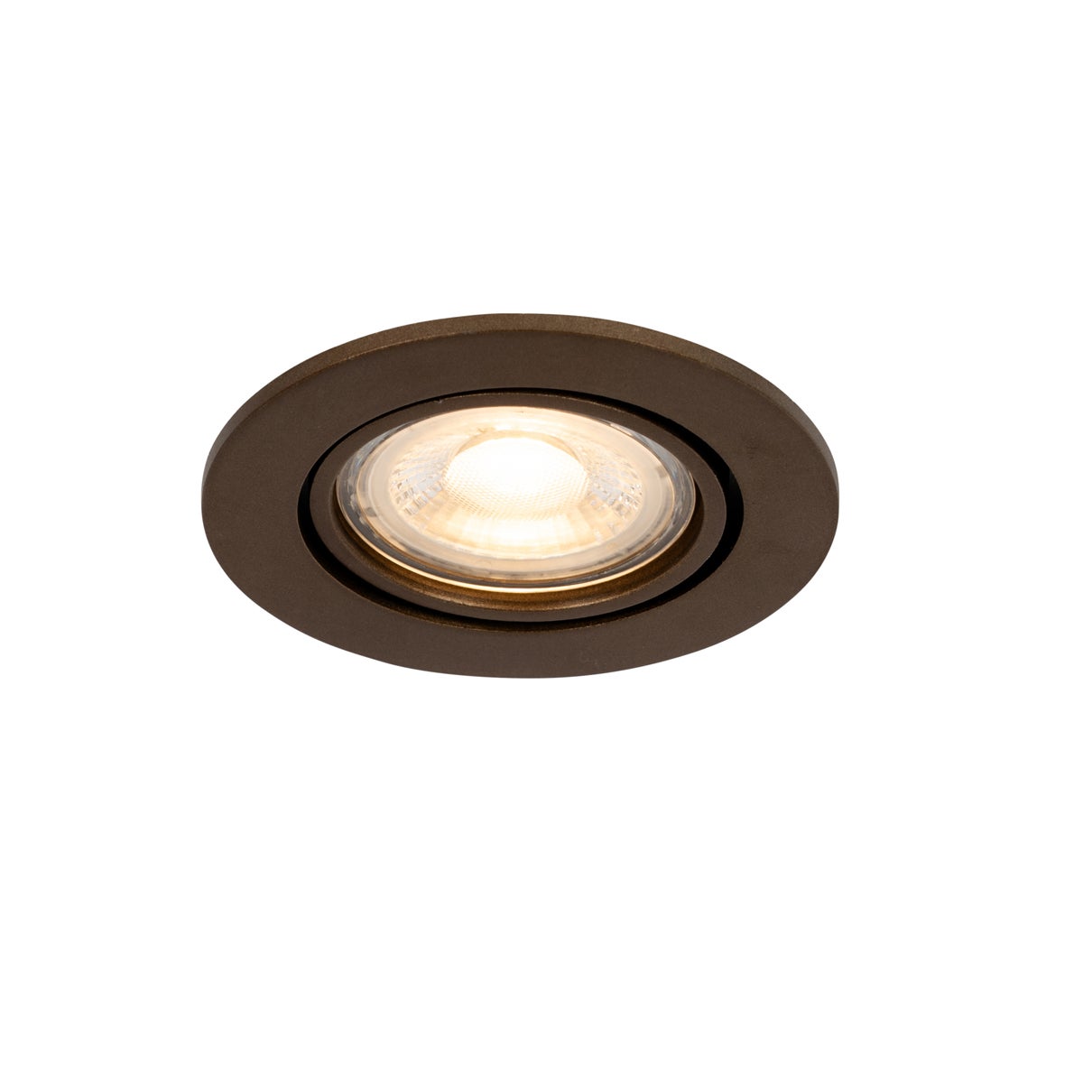 Moderne inbouwspot, donkerbrons, kantelbaar - Cisco