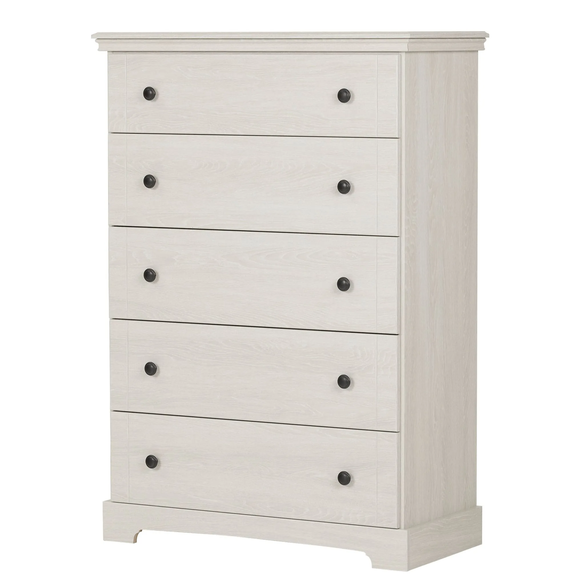South Shore Commode 5 Tiroirs - Avilla Chêne Hivernal