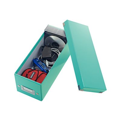 Leitz Click & Store - Boîte de rangement pour CD - bleu iceberg