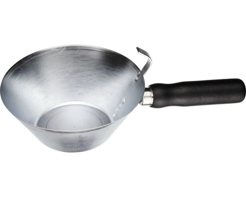 Stucwerkpan, metselaarspan, verzinkt, Ø 160 mm