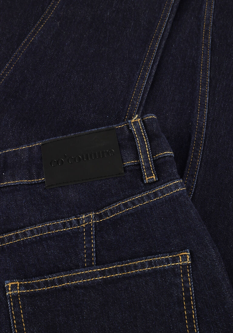 donkerblauwe co'couture wide jeans wilson wave long jeans