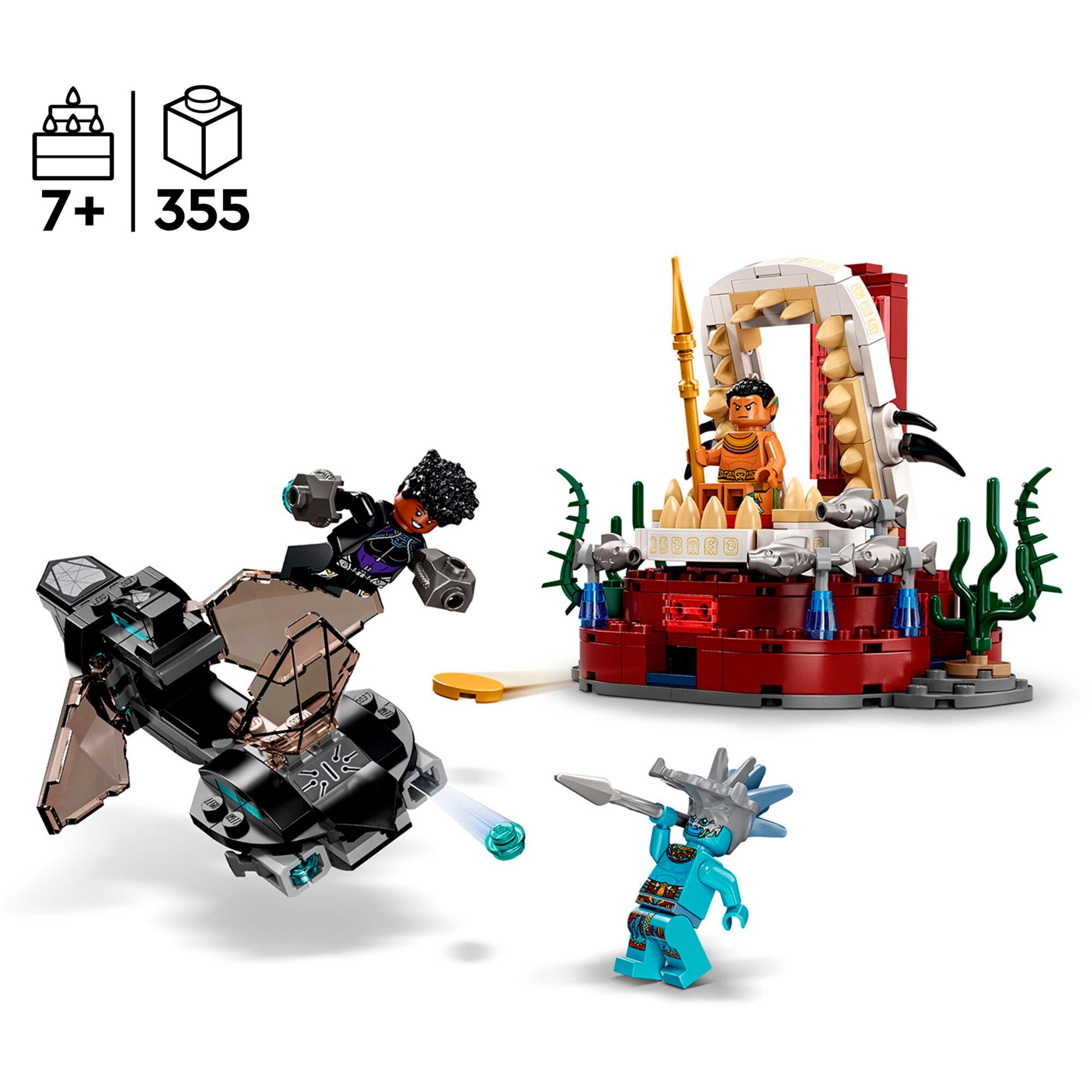 LEGO Konstruktionsspielzeug Marvel Super Heroes König Namors Thronsaal