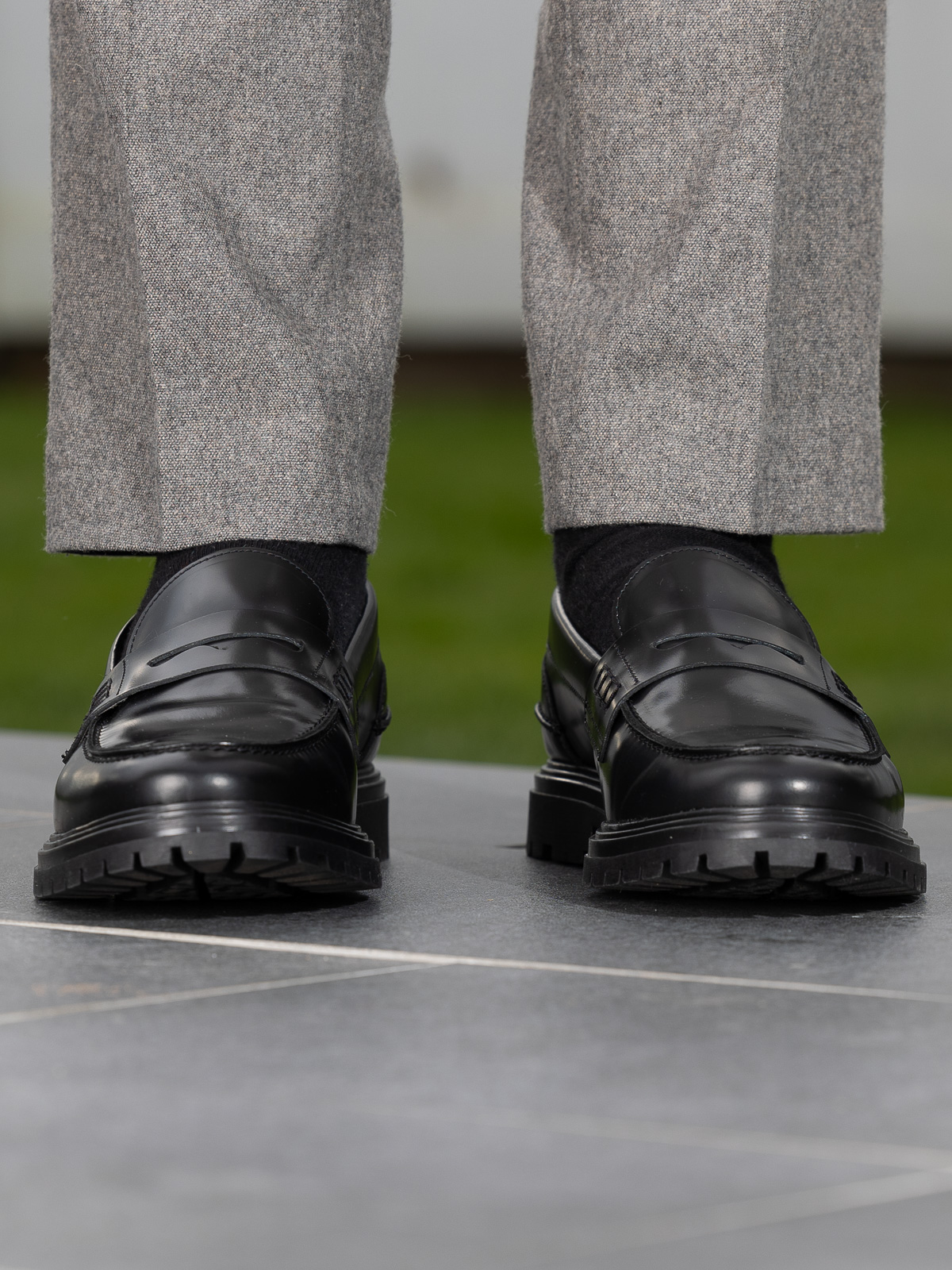 Gregers - Moccasin Black - Trapes Sko