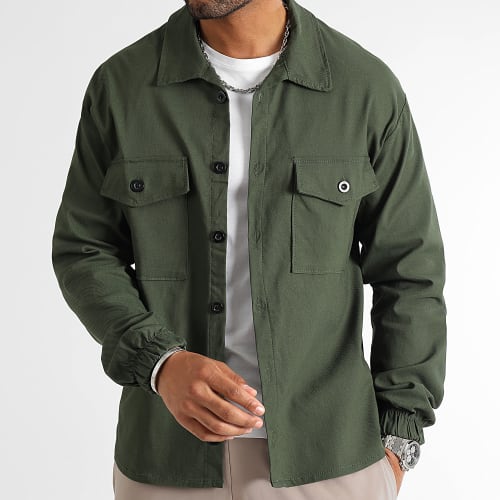 Surchemise Avec Poches 0392 Vert Kaki