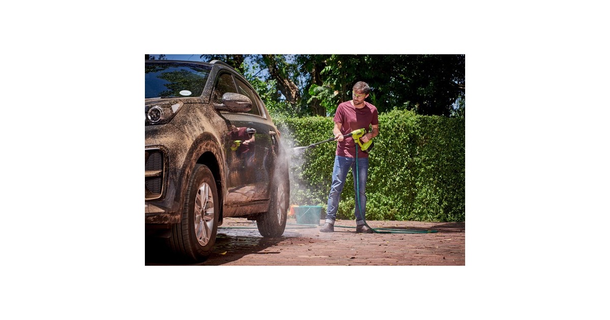 RyobiONE+ 18V Accu Power Washer RY18PW22A-0 drukreiniger  (Groen/zwart, Accu en lader niet inbegrepen)