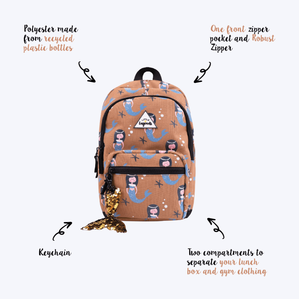 Little Legends Backpack S Mermaid