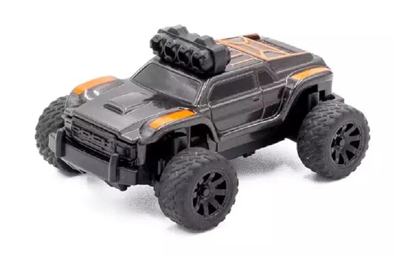 Micro Monster Truck TC-01, Schwarz, RTR, 1:76Vollwertiges RC-Auto im micro Format