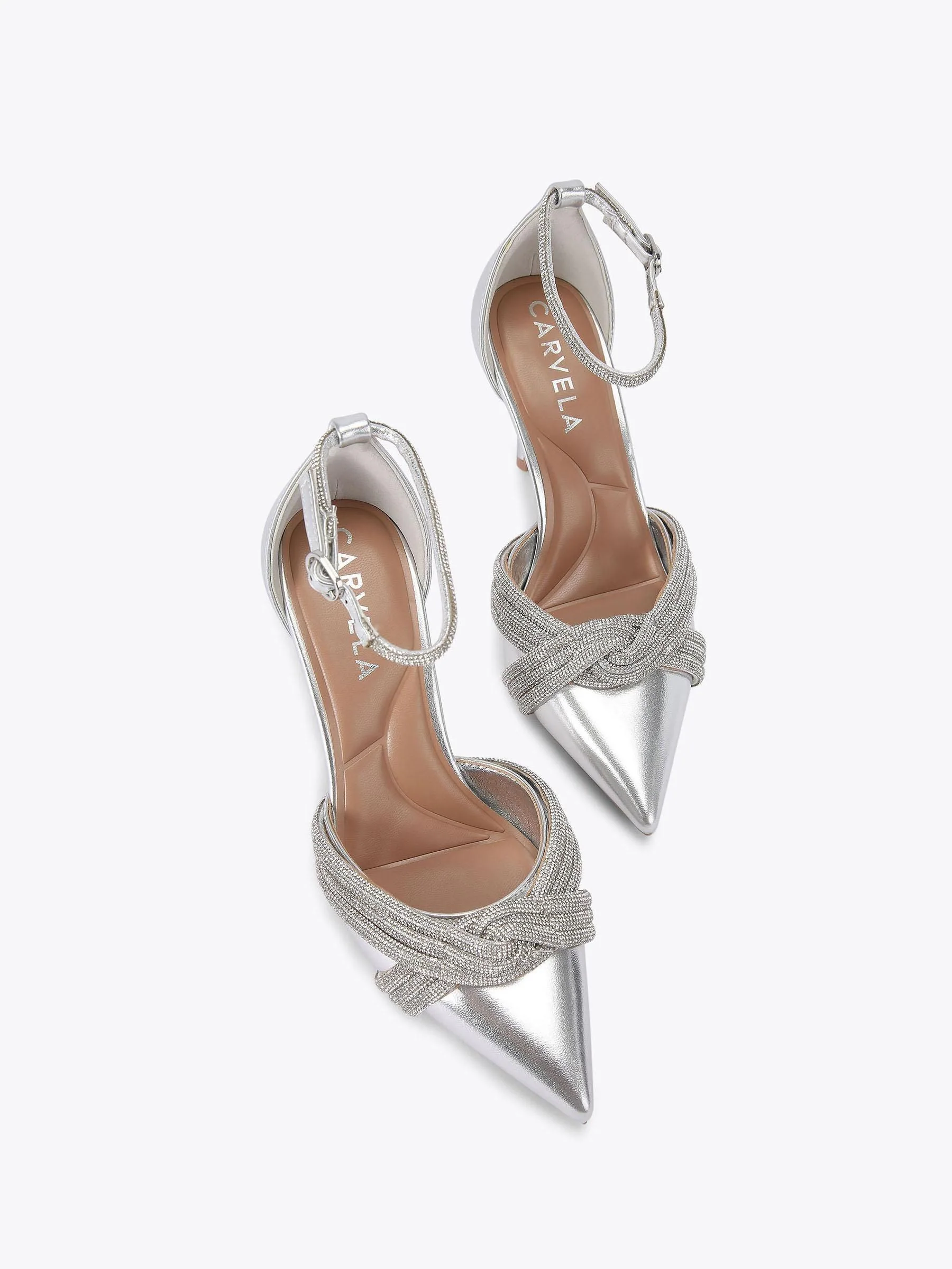 Zilver - Carvela Arielle Court Shoes