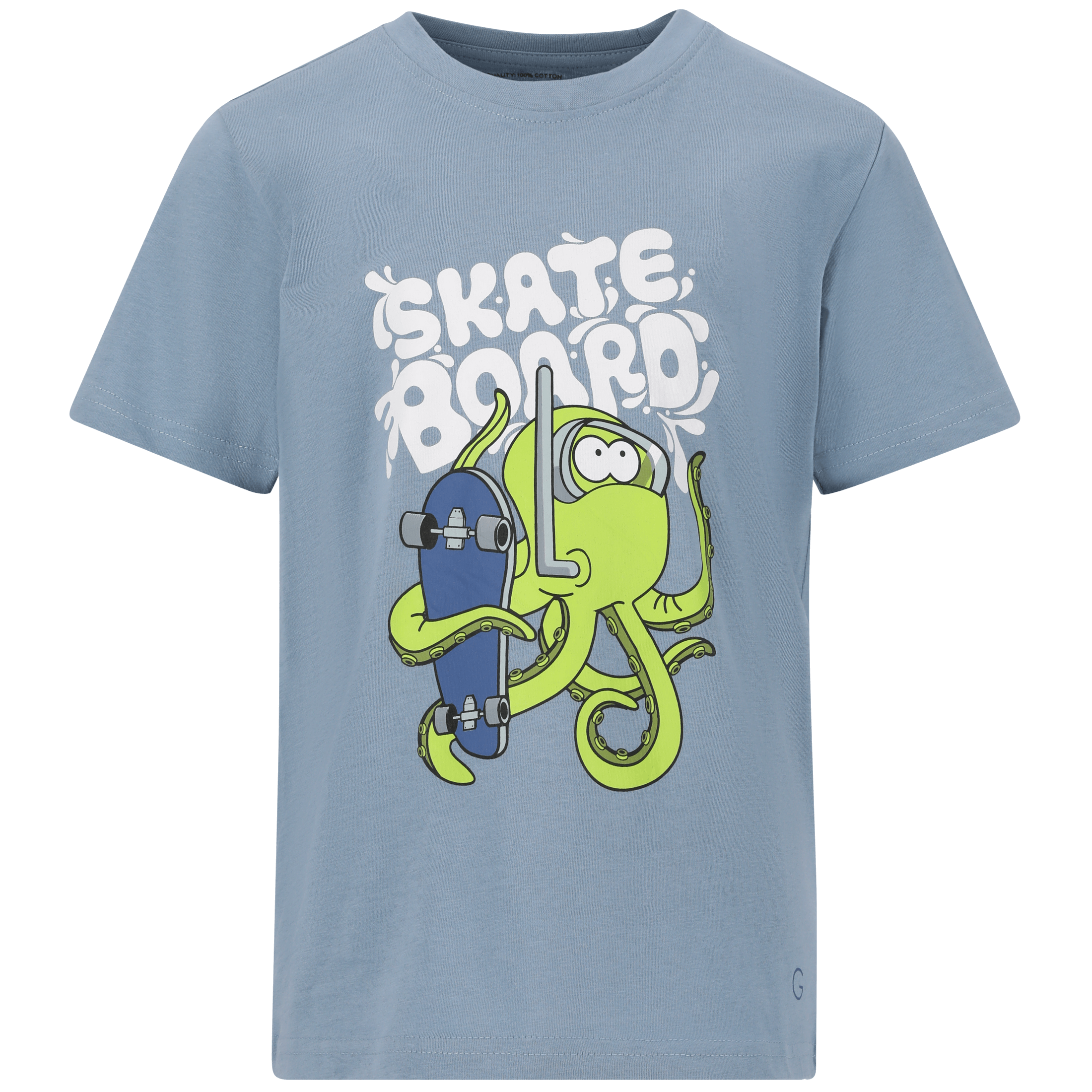 Graffiti Webstern SS Printed T-Shirt - Fritid og bomull