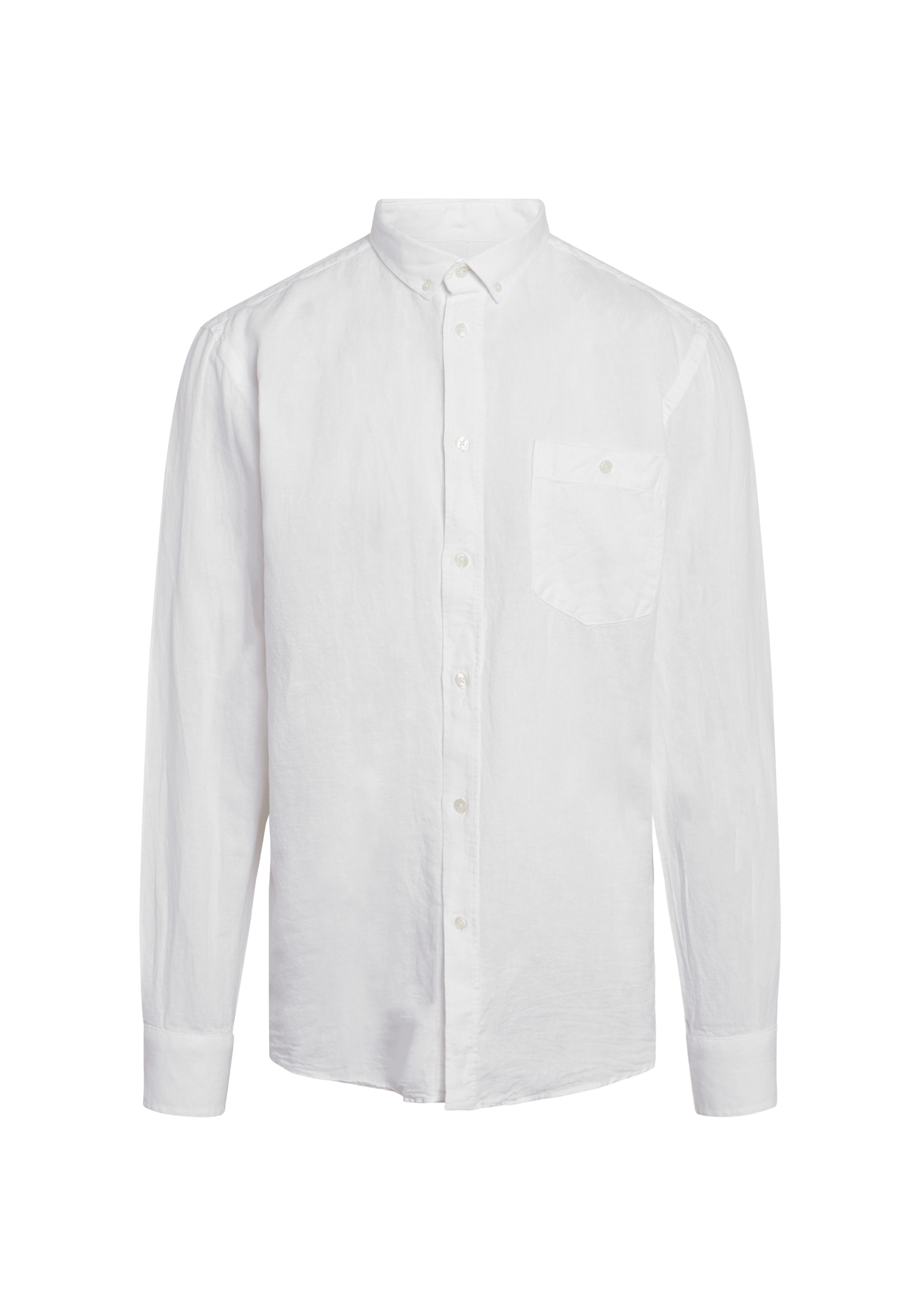 Klitmøller Collective Leinenhemd Benjamin Linen Shirt White