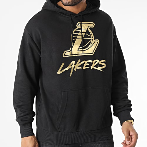 Sweat Capuche Los Angeles Lakers Metallic 60292289 Noir Doré