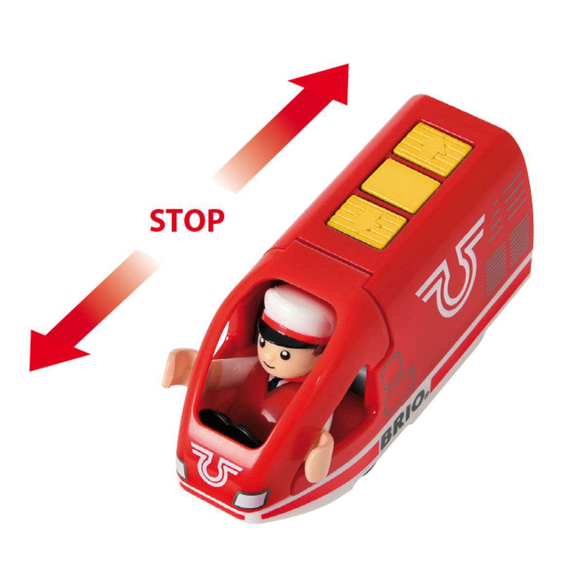 BRIO Spiel Roter Akku-Reisezug