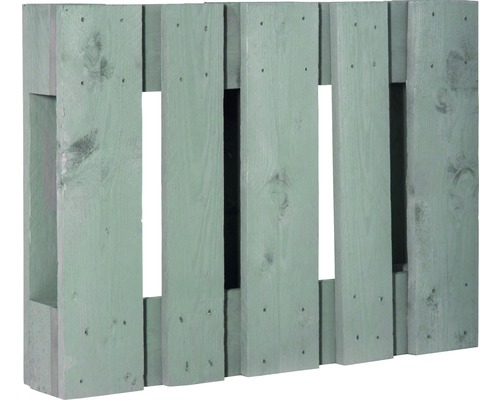 Projectpalet halflandschap 60 x 80 x 15 cm mintgroen