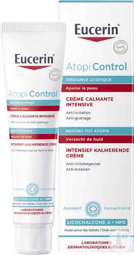 Eucerin AtopiControl Crème Calmante Intensive Peau Sèche À Tendance Atopique Tube 40ml