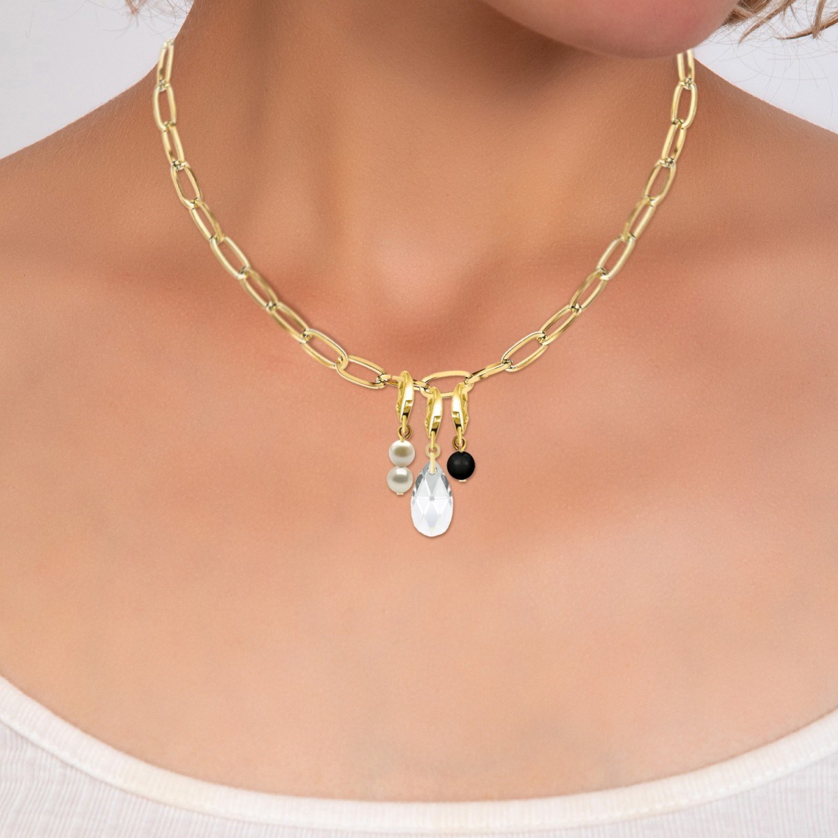 Collier SC Bohème orné de Cristaux scintillants