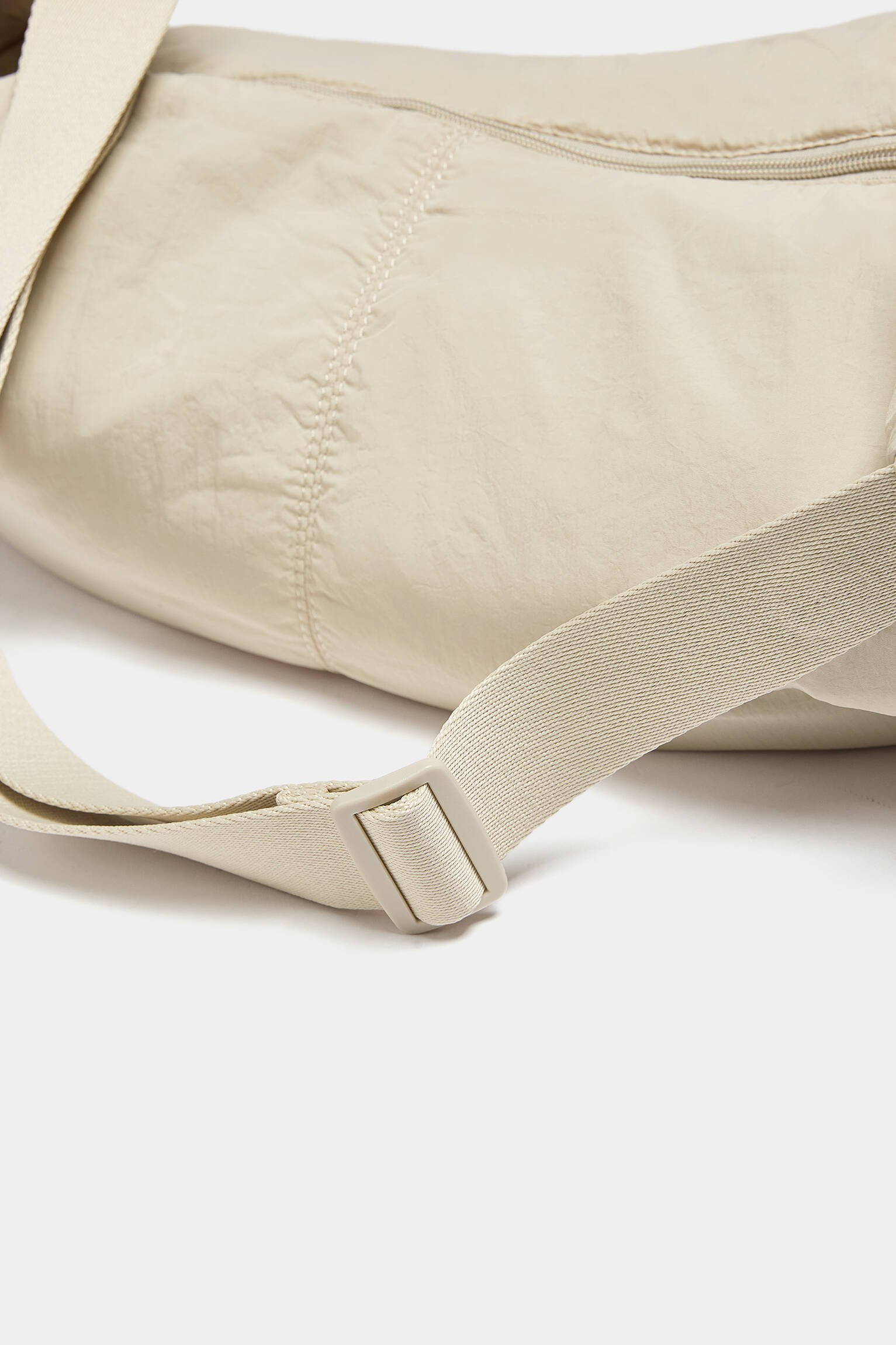BOLSA TRANSVERSAL MAXI DE NYLON - CRUA