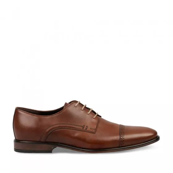 Derbies MARRON B-BLAKE CUIR