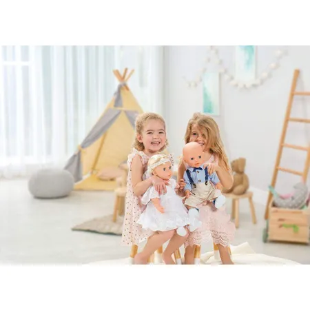 Heless Ballerinas für Puppen, weiß, Größe 38 45 cm