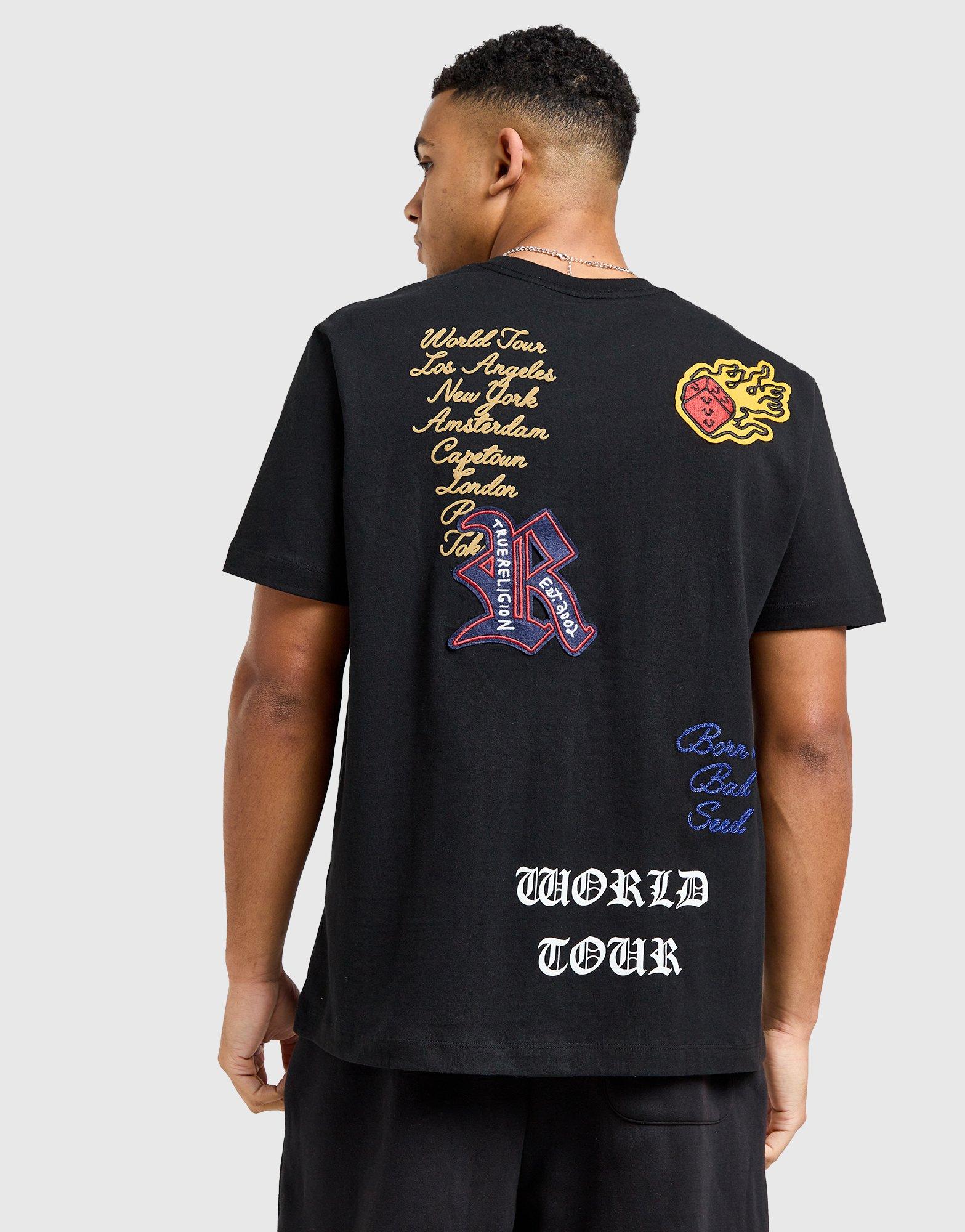 True Religion T-shirt Patch Homme