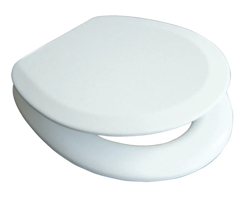ADOB Premium Zachte witte gestoffeerde toiletzitting