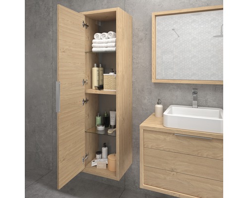 Allibert Sorento hoge kast, 42 cm, Kendal eiken