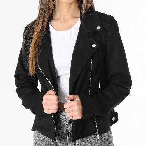 Veste Biker Femme Jose Noir