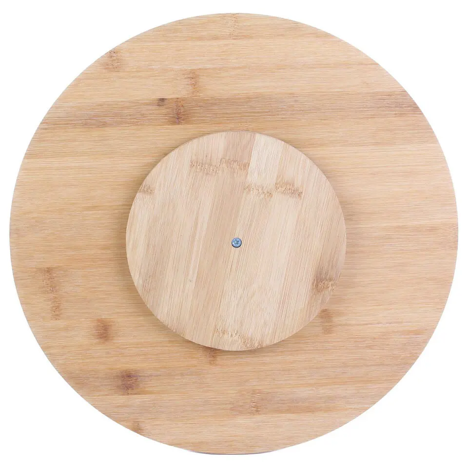 Cook Concept draaibaar serveer plateau - bamboe hout - D35 cm