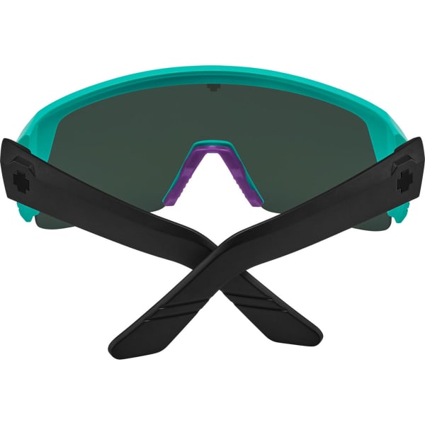 Lunette vélo SPY MONOLITH 5050 MATTE TEAL HAPPY GRAY GREEN PINK SPECTRA MIRROR