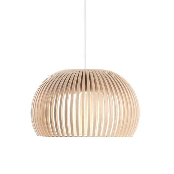 Secto - Atto 5000 LED-Pendelleuchte, Ø 34 x H 21 cm, Walnuss