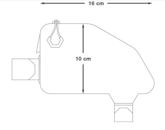 EXPEDITION TOP TUBE PACK 0.5L Oberrohrtasche  grey  0.5L