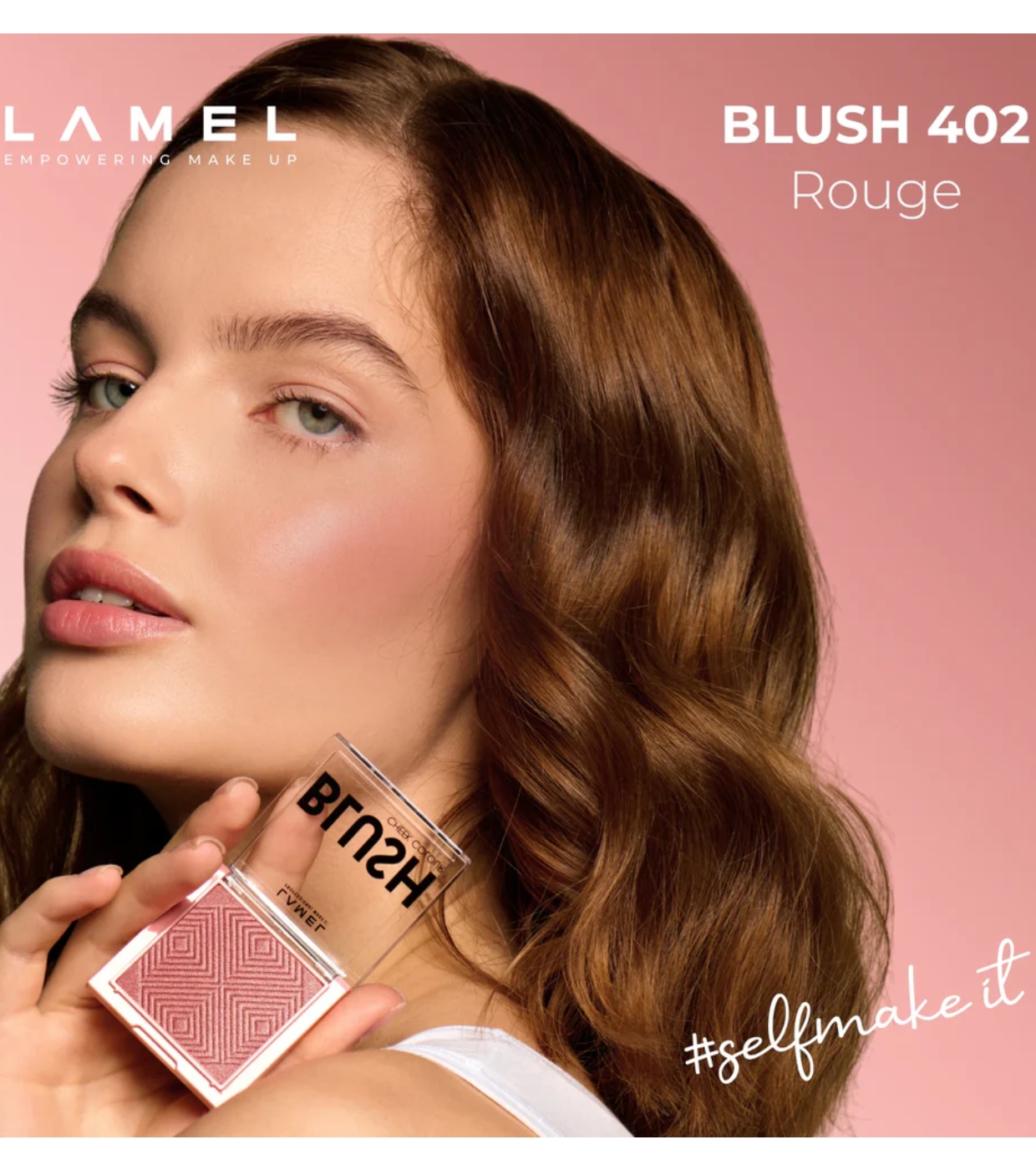 Lamel - Blush em pó Cheek Colour - 402: Rouge