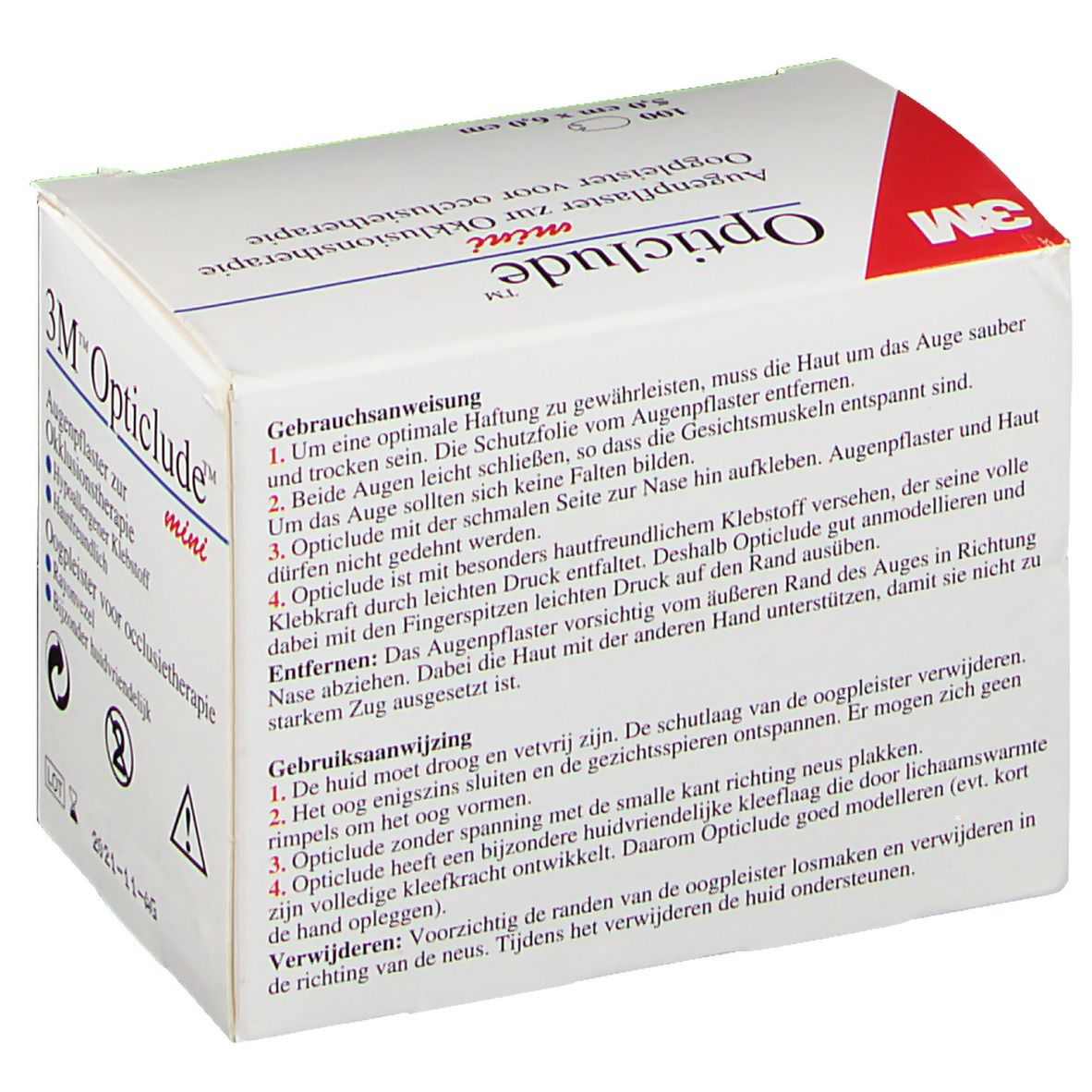 3M™ Opticlude™ Standard Hautfarben mini