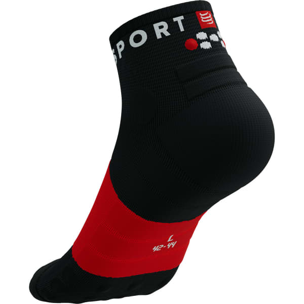 Chaussette running COMPRESSPORT ULTRA TRAIL LOW SOCKS BLACK/RED