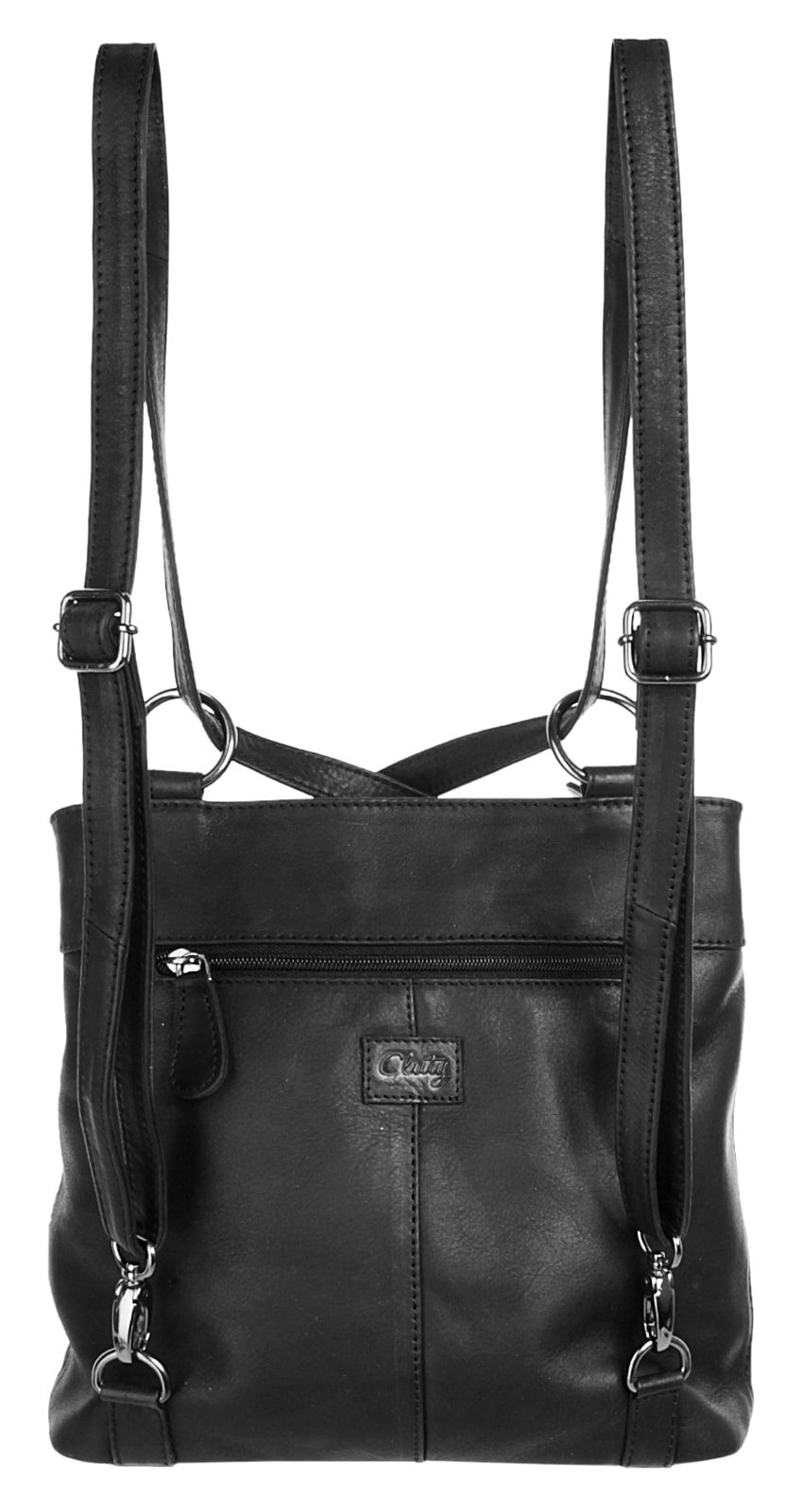 Cluty Cityrucksack echt Leder