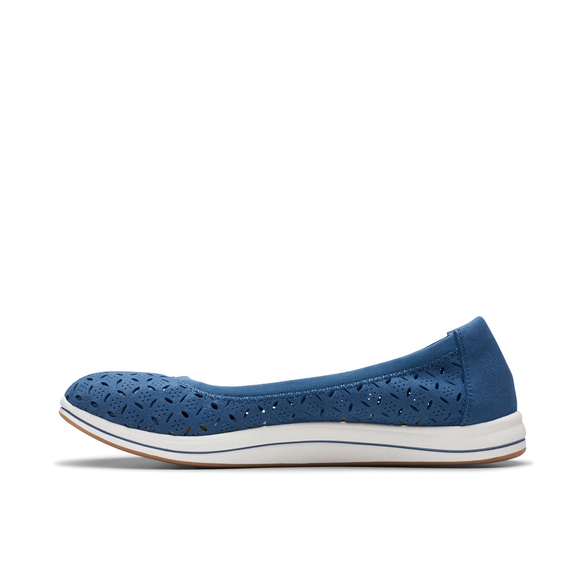 CLARKS-Breeze_roam-Ballerine - Talon plat - Bleu