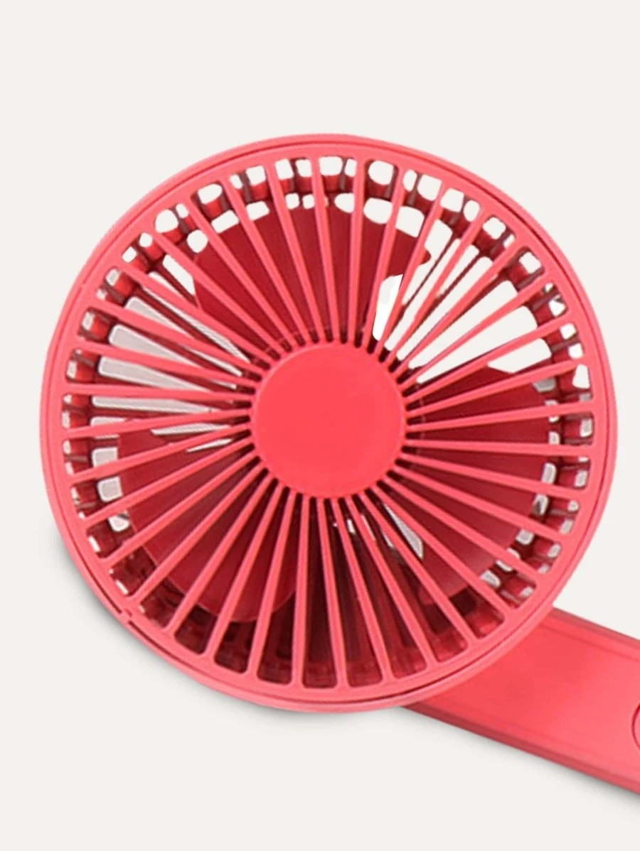 (Ø85mm) Hand Ventilator Tragbarer Lüfter Wiederaufladbarer Taschenventilator mit Handschlaufe - Korall
