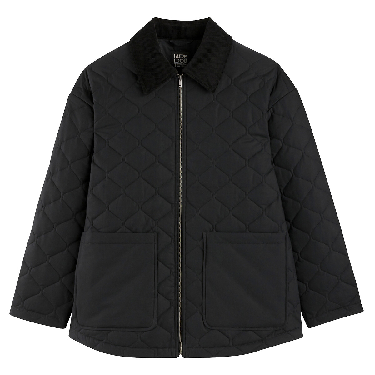 LA REDOUTE COLLECTIONS<br>Jaqueta de plumas de comprimento médio com zíper, ideal para meia-estação