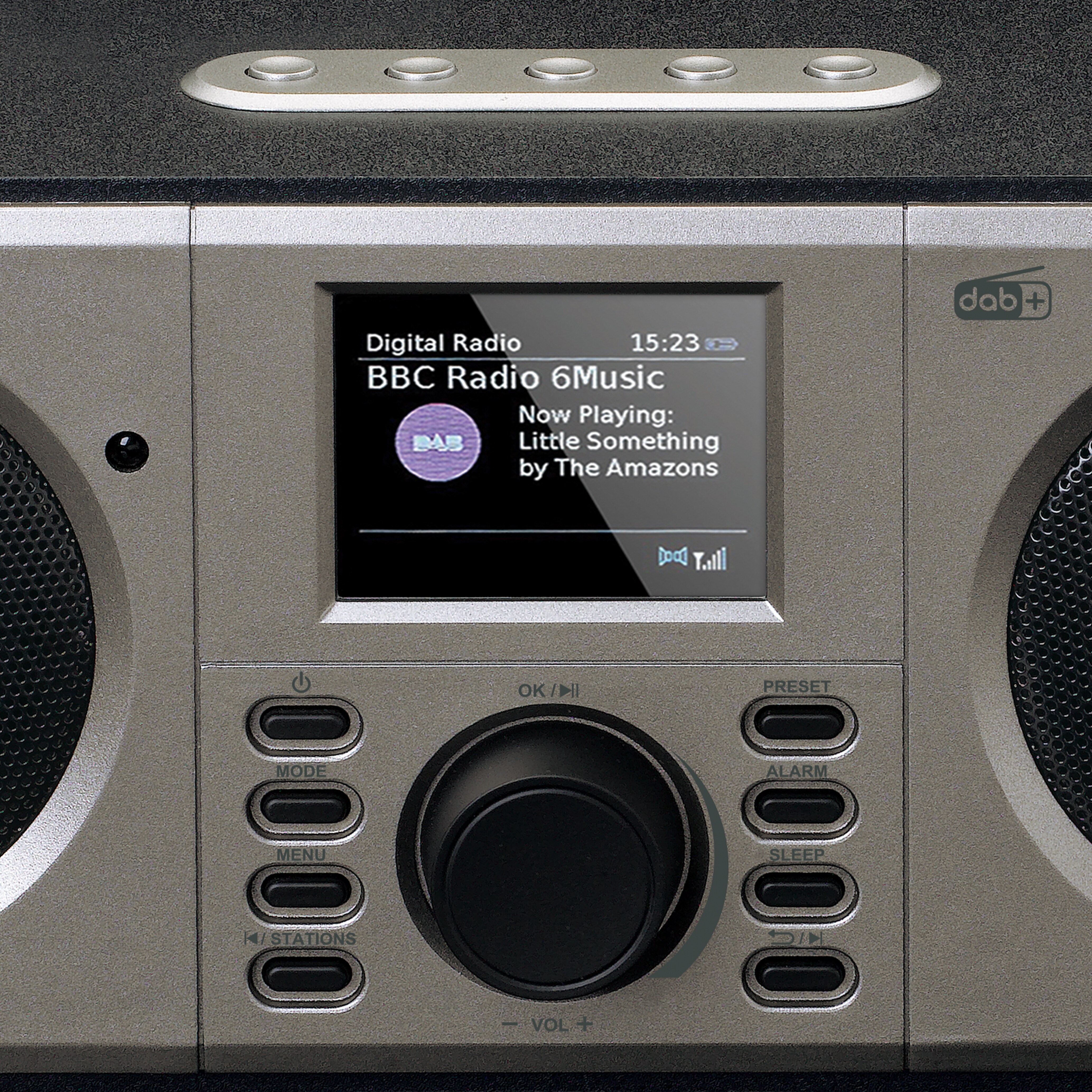 Lenco DAR-030BK - Stereo DAB+ FM-Radio mit Bluetooth - Schwarz