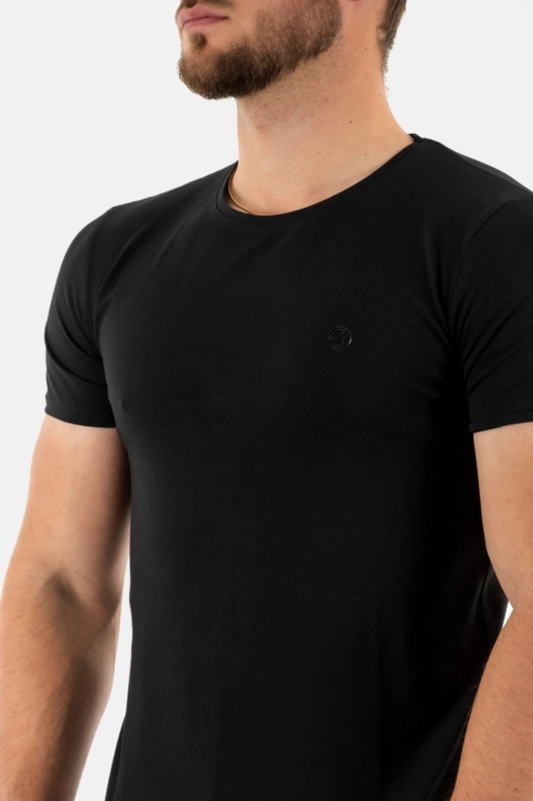 Tee shirt Benson & Cherry twist noir