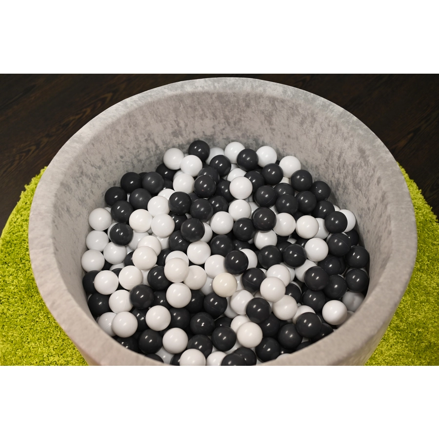 knorr toys® Bällebad soft - Grey - 300 balls greycreme grau