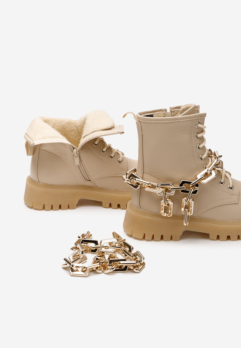 Bottines femme beige Lebrija