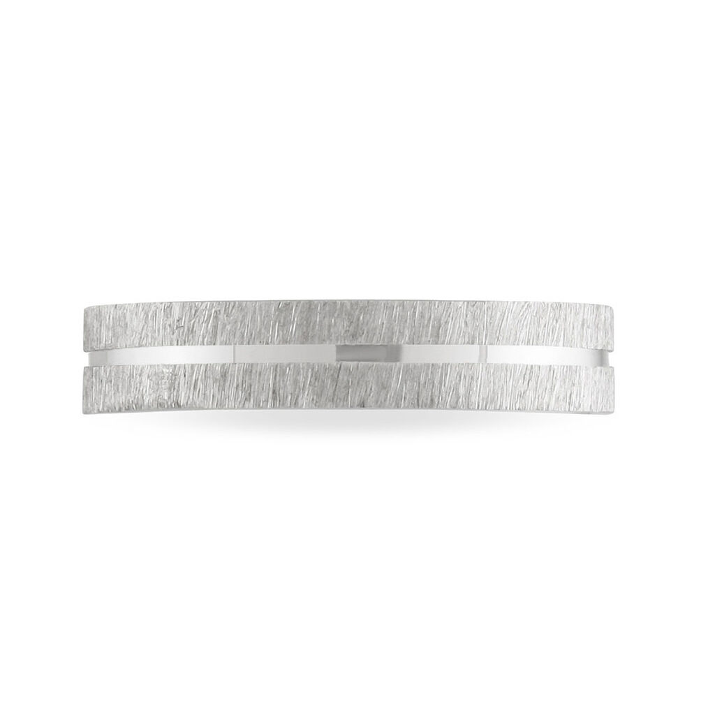 Alliance Ouranos Mat Et Brillant Ruban Plat Or Blanc