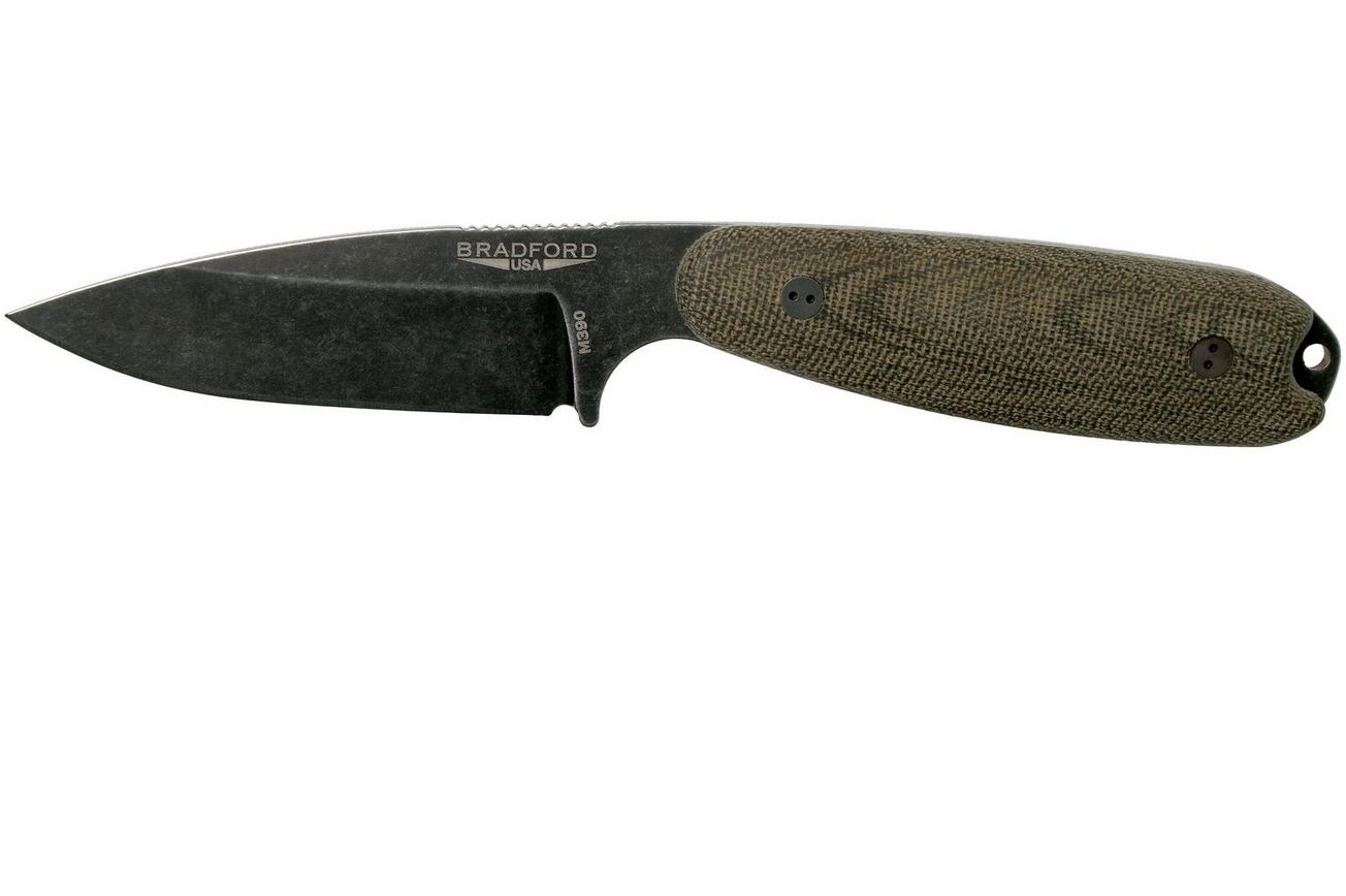 Bradford Guardian 3.5, 3D OD Green Micarta Guardian 3.5 M390, Sabre Nimbus 35S-102N