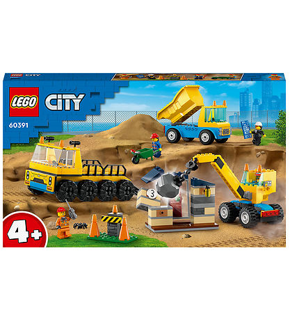 LEGO? City - Entrepren?rmaskiner Og Nedrivningskran 60391 - 235