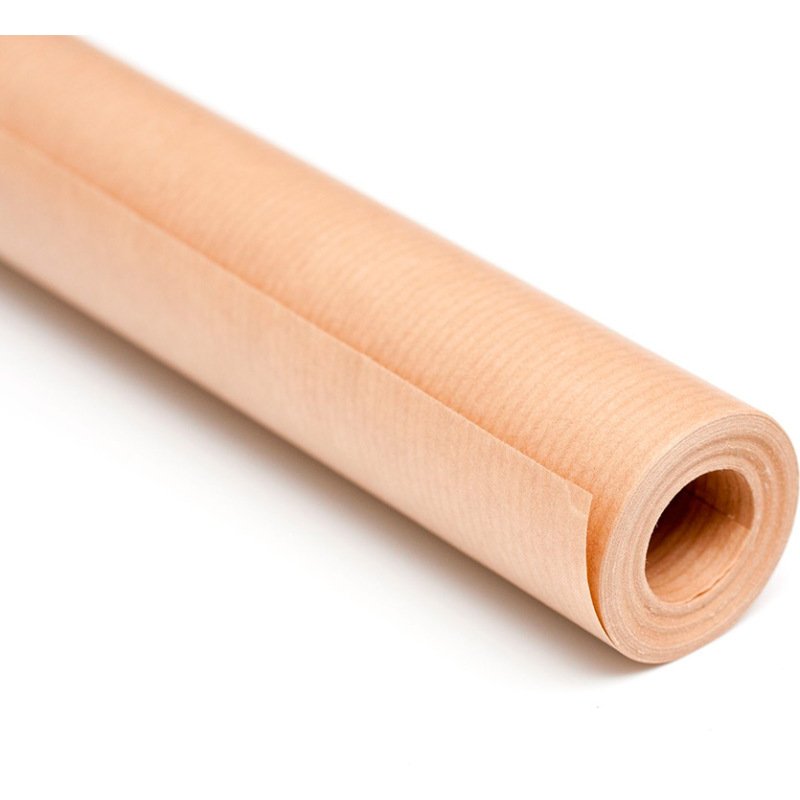 Rouleaux kraft veritable brun 1x5 m  recycle 100%