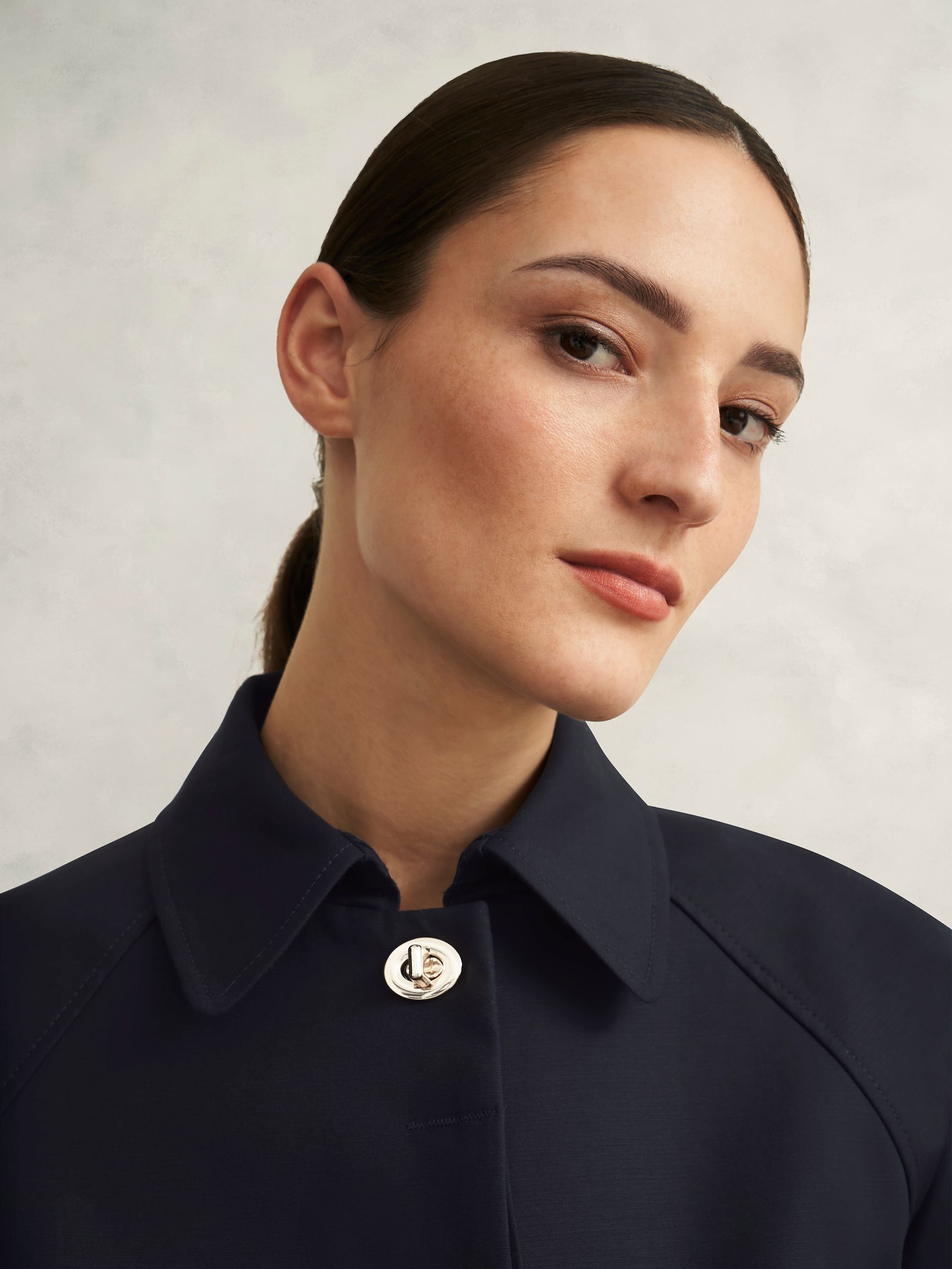 Blauw - Hobbs Vivienne trenchcoat
