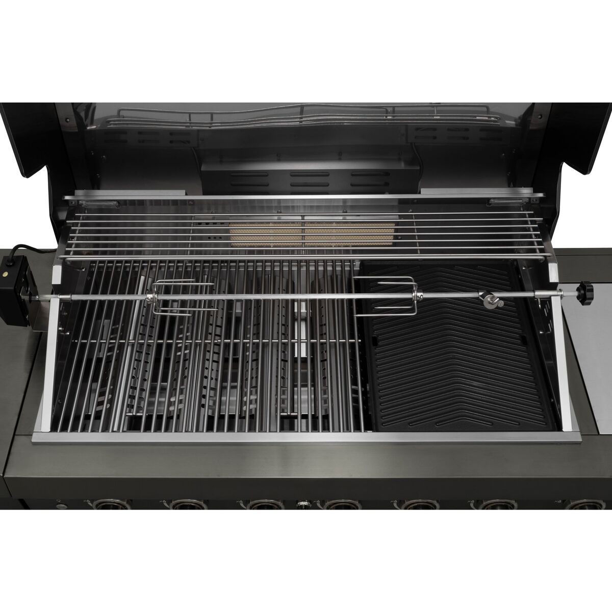 Gassgrill Black Diamond 6+2 sommerkjøkken, med kjøleskap og vannkran