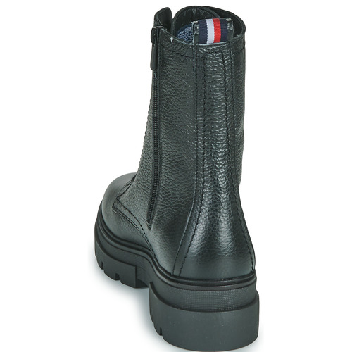 Tommy Hilfiger - MONOCHROMATIC LACE UP BOOT - Noir