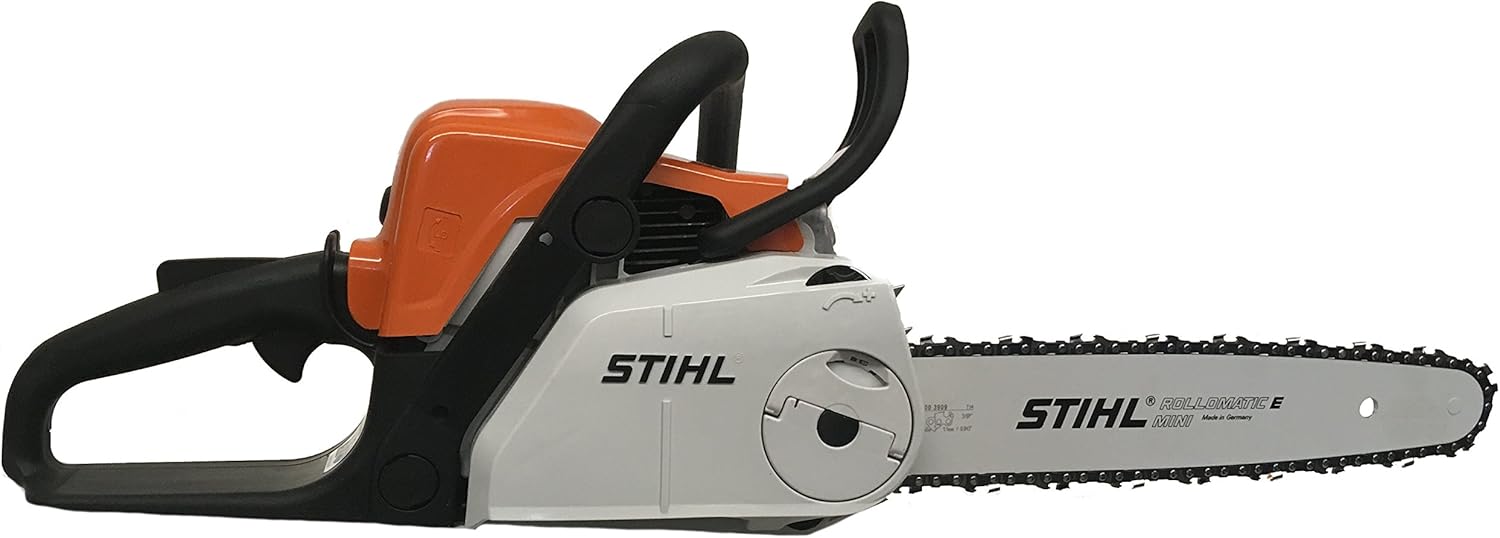 Stihl MS 180 C-BE Kettensäge/Motorsäge mit 30 cm Schnittlänge, Kettenschnellspannung und ErgoStart
